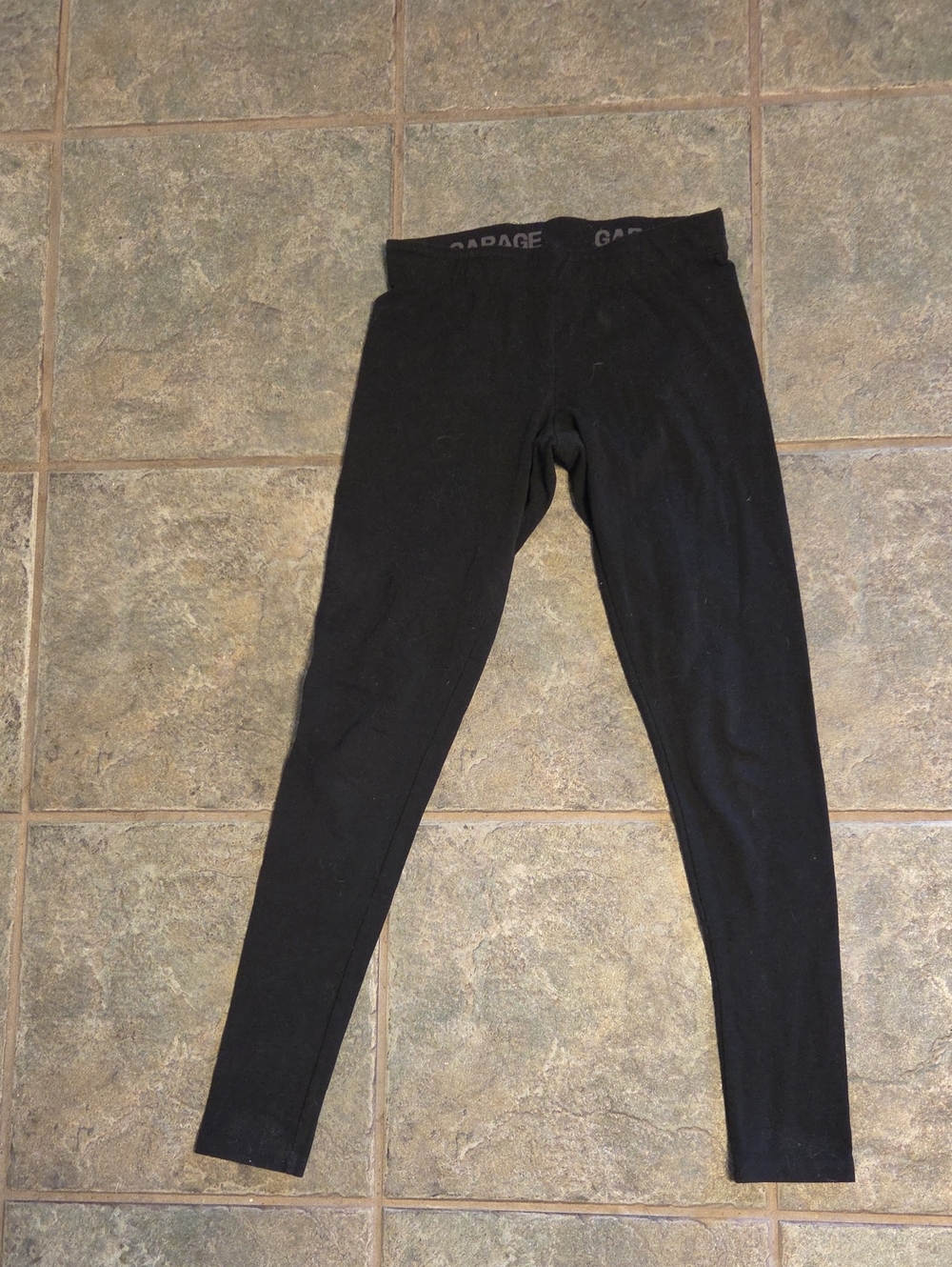 Garage Black High-Rise Stretch Leggings